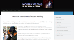 Desktop Screenshot of modernwelding.net